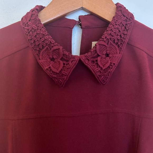 Burberry Burgundy Sleeveless Dress - Picture 3 of 11